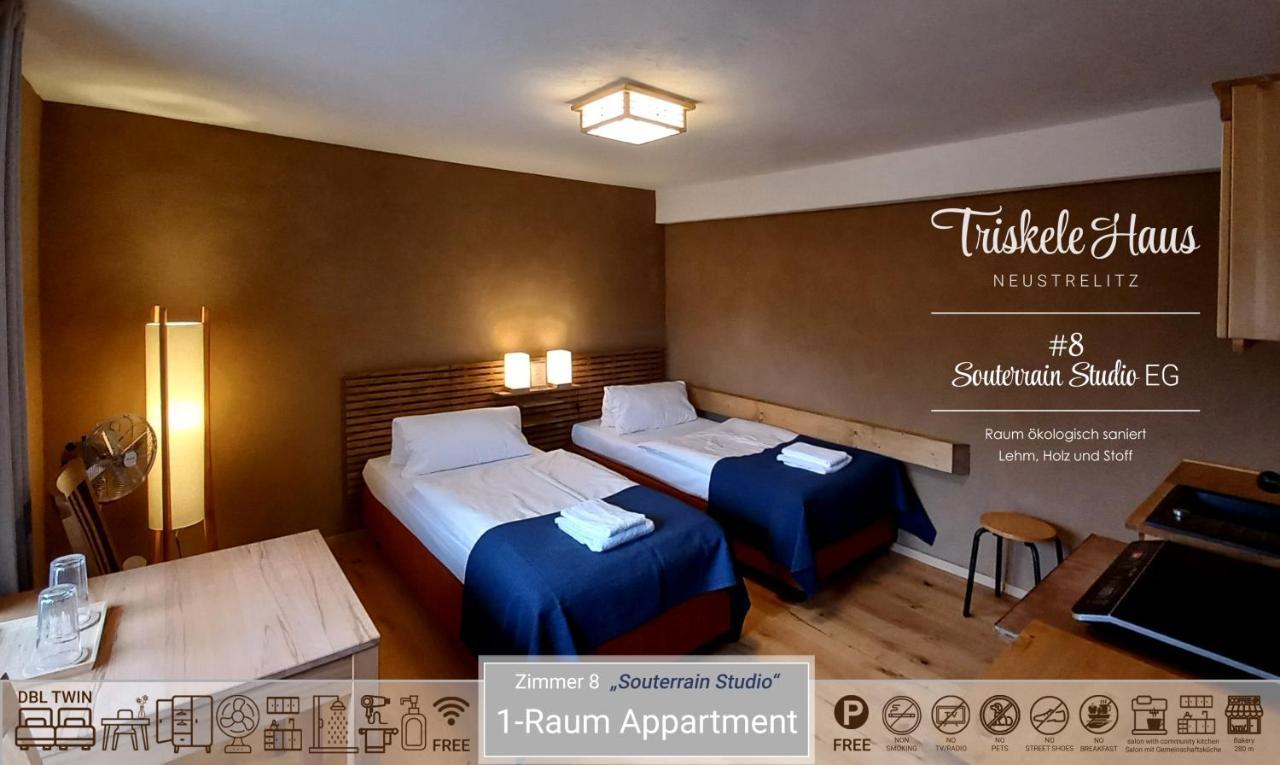Triskele Haus - Oekologisches Gaestehaus Der Heilstaette Strelitz Neustrelitz Extérieur photo